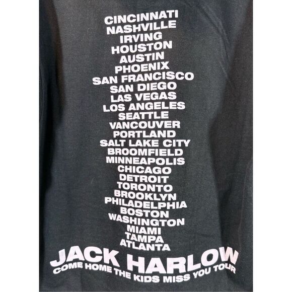 Jack Harlow "Come Home The Kids Miss You" Concert Tour Black Hoodie Sweatshirt M - Picture 5 of 11
